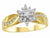 Lady's 10 Karat White Gold engagement Ring