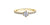 14 KARAT YELLOW GOLD CANADIAN DIAMOND ENGAGEMENT RING  210-10685