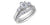 Maple leaf canadian diamond engagement ring
