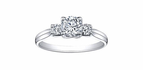 Maple Leaf Canadian diamond engagement ring 210-10737
