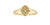 10 karat yellow  maple leaf diamond signet ring