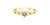 10 karat yellow gold mini diamond heart ring