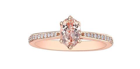 10K ROSE MORGANITE & DIA