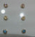 10ky birthstone earrings synthetic stones