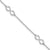STERLING SILVER INFINITY ANKLET