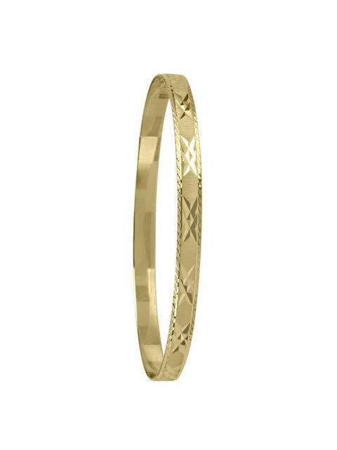 10KY DIA CUT BANGLE 5MM