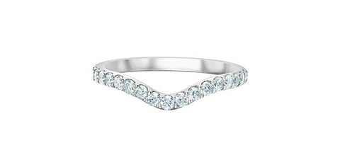 14K WHITE GOLD DIAMOND EVOLUTION BAND