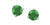 10kw emerald birthstone studs