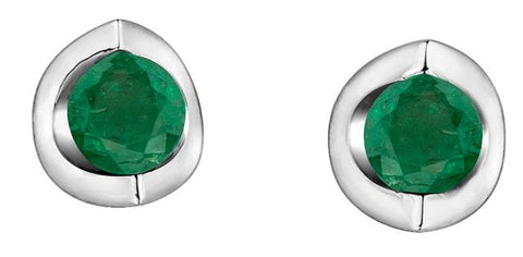 10KW EMERALD EARRINGS