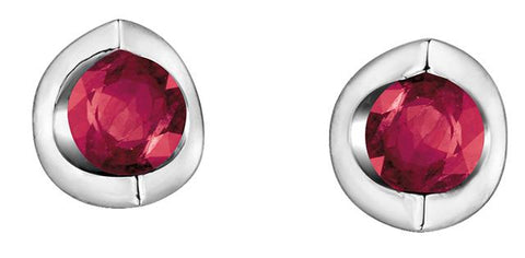 10KW RUBY EARRINGS