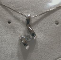 10K .075CT DIA PEND