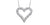 10 karat white gold diamond heart pendant