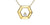 10 karat yellow gold diamond pendant