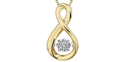 10KY .02CT DANCING DIA