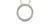 10K yellow gold diamond circle necklace.