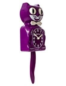 BOYSENBERRY KIT CAT CLOCK