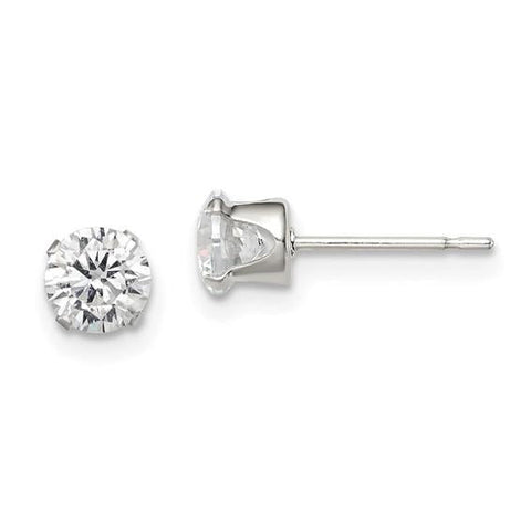 S/S 5MM CZ STUDS