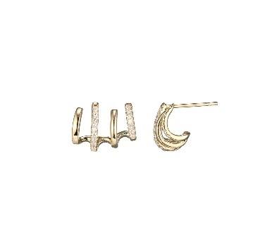 REIGN S/S GLD PLT CZ