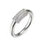 Charles Garnier sterling silver and cubic zirconia ring.  Size 7 and can be sized.