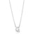 REIGN STERLING SILVER CUBIC ZIRCONIA G NECKLACE