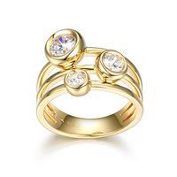 SS ELLE BUBBLE 3 STONE RI