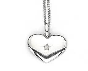 WHITE ICE DIA HEART