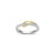 ELLE STERLING SILVER & GOLD PLATED RING