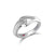 ELLE STERLING SILVER & CUBIC ZIRCONIA RING