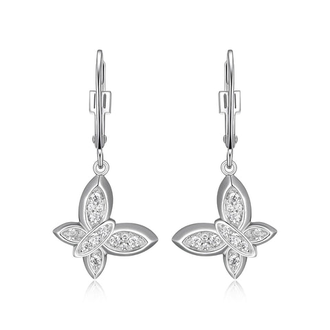ELLE S/S CZ BUTTERFLY