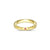 ELLE STERLING SILVER GOLD PLATE BAND