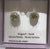 Sterling silver august birthstone halo post earring