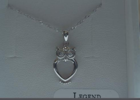 LEGEND S/S OWL PENDANT